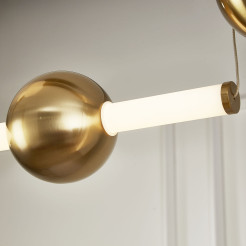 Lampa wisząca  S-4 LED mosiądz 79 cm ST-1691S-4
