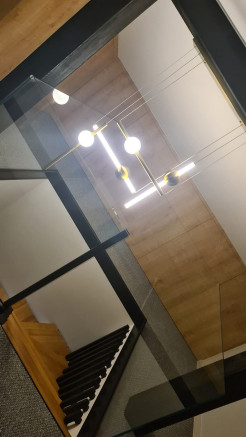 Lampa wisząca  S-4 LED mosiądz 79 cm ST-1691S-4