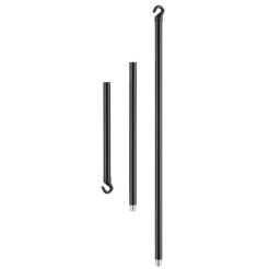 Lampa wisząca -6 transparentno czarna 130 cm ST-1232-6 black transparent