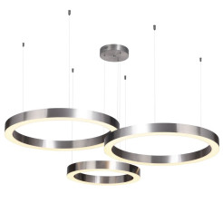 Lampa wisząca  40+60+60 LED nikiel na 1 podsufitce ST-8848-40+60+60 nickel