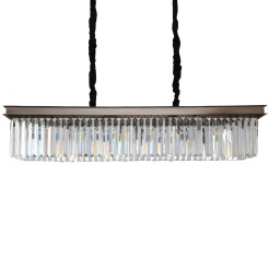 Lampa wisząca  SINGLE antracyt szczotkowany 100 cm MP0097A