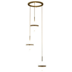 Lampa wisząca -3 LED złota 50 cm MP0094-3