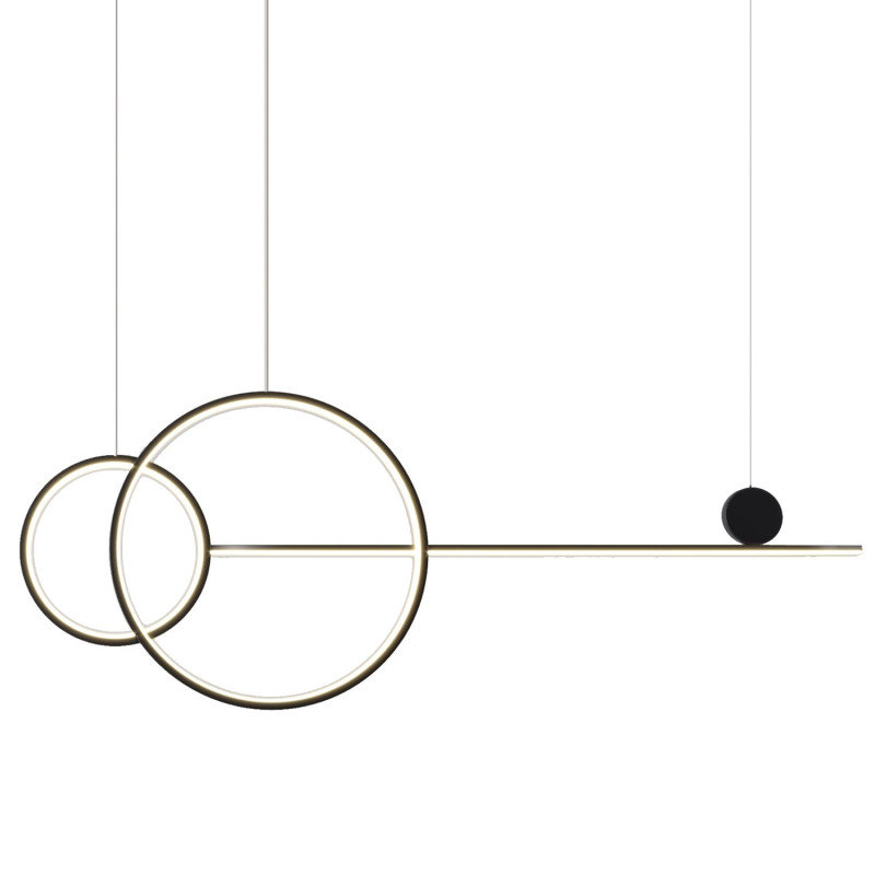Lampa wisząca NEW AGE LED czarna 120 cm MP0082-L120
