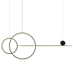 Lampa wisząca NEW AGE LED czarna 120 cm MP0082-L120