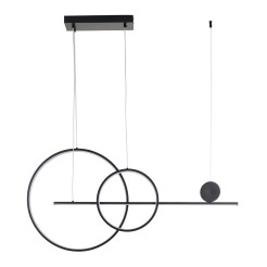 Lampa wisząca NEW AGE LED czarna 120 cm MP0082-L120