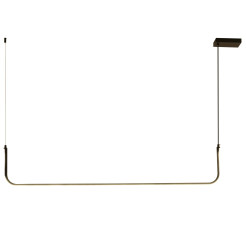Lampa wisząca -1 LED czarna 120 cm MP0095-L120