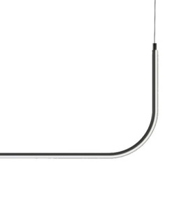Lampa wisząca -1 LED czarna 120 cm MP0095-L120