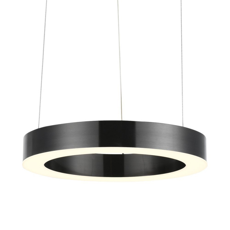 Lampa wisząca  40 LED tytanowa 40 cm ST-8848-40 black