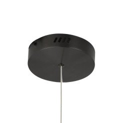 Lampa wisząca  40 LED tytanowa 40 cm ST-8848-40 black