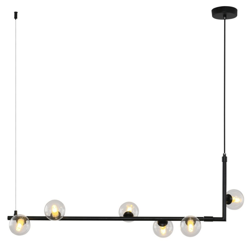 Lampa wisząca SIMPLY czarna 90 cm MP0096-6