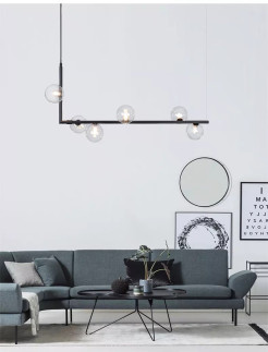 Lampa wisząca SIMPLY czarna 90 cm MP0096-6
