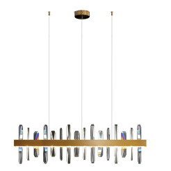 Lampa wisząca  LED złota 100 cm MP0099 gold