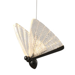 Lampa wisząca  5 LED czarna 45 cm MP0090-5 black