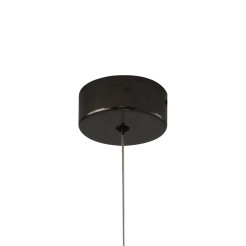 Lampa wisząca  1 LED czarna 21 cm MP0090-1 black