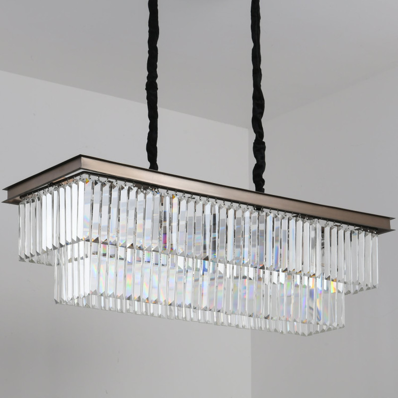 Lampa wisząca  DOUBLE antracyt 100 cm MP0097B