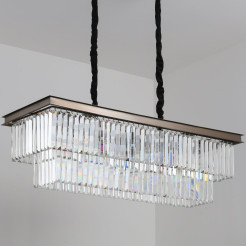Lampa wisząca  DOUBLE antracyt 100 cm MP0097B