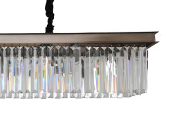 Lampa wisząca  DOUBLE antracyt 100 cm MP0097B