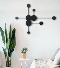 Lampa ścienna  - 6 LED czarna 89 cm MW1133-90