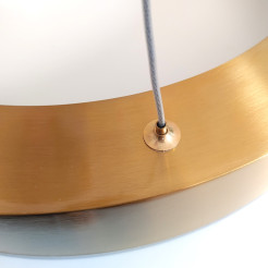 Lampa wisząca  60+80+100 LED mosiądz na 1 podsufitce ST-8848-60+80+100 brass