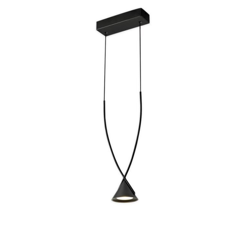 Lampa wisząca  LED czarna 15,5 cm ST-1758