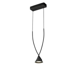 Lampa wisząca  LED czarna 15,5 cm ST-1758