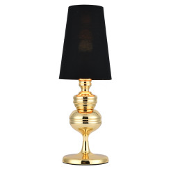 Lampa stołowa  złoto czarna 18 cm MT-8046-18 black gold