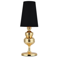 Lampa stołowa  złoto czarna 18 cm MT-8046-18 black gold