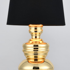 Lampa stołowa  złoto czarna 18 cm MT-8046-18 black gold