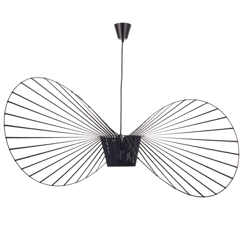 Lampa wisząca kapelusz  czarna 200 cm ST-8052-200 black