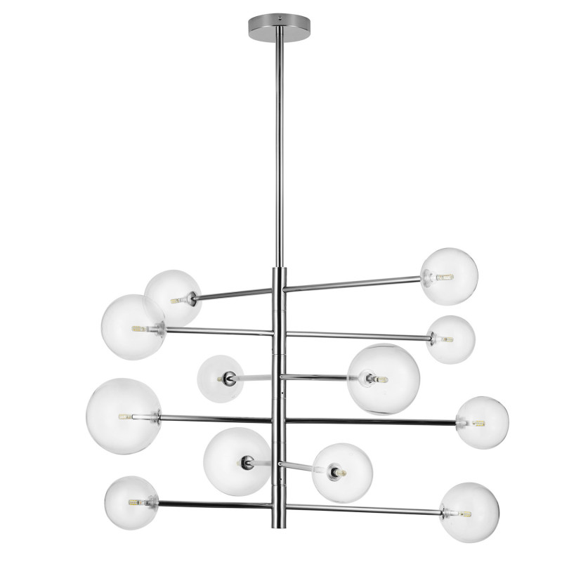 Lampa wisząca SOLA chrom 75 cm ST-5020-12