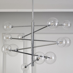 Lampa wisząca SOLA chrom 75 cm ST-5020-12