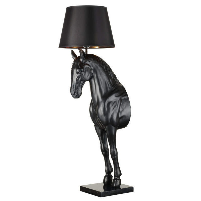 Lampa podłogowa KOŃ L /  czarna 185 cm MF1237-600