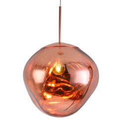 Lampa wisząca  L miedziana 38 cm MP-1239-380
