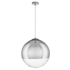 Lampa wisząca  L chrom 40 cm MP1238-400 chrome