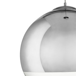 Lampa wisząca  L chrom 40 cm MP1238-400 chrome