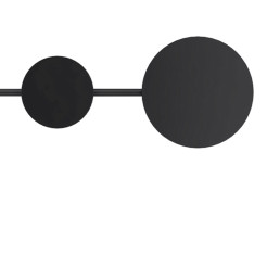 Lampa ścienna  - 2 LED czarna 86 cm MW1133-86