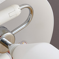 Lampa stołowa  biała 35 cm MT1234-250 WHITE