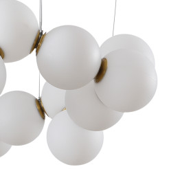 Lampa wisząca -80 biało-mosiężna 80 cm DP0254-800