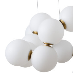 Lampa wisząca -100 biało-mosiężna 100 cm DP0254-1000