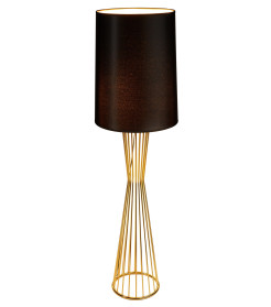 Lampa podłogowa -1 czarno - złota 145 cm MF1235