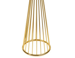 Lampa podłogowa -1 czarno - złota 145 cm MF1235
