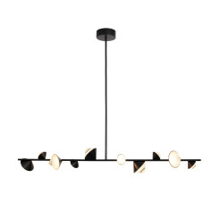 Lampa wisząca  LED czarna 130 cm ST-10307-130 black