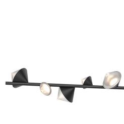 Lampa wisząca  LED czarna 130 cm ST-10307-130 black