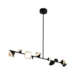 Lampa wisząca  LED czarna 130 cm ST-10307-130 black