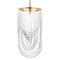Lampa wisząca WAVE złota 40 cm DP0339-400 gold