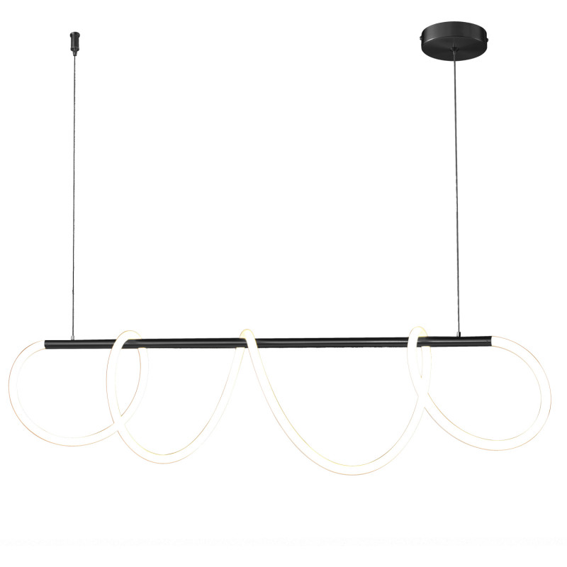 Lampa wisząca  LED czarna 120 cm ST-9282P/L1black