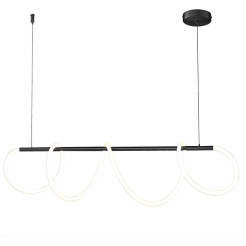 Lampa wisząca  LED czarna 120 cm ST-9282P/L1black