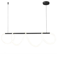 Lampa wisząca  LED czarna 120 cm ST-9282P/L1black