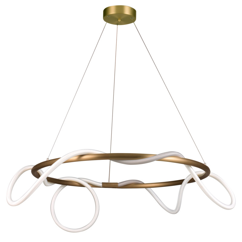 Lampa wisząca  ROUND LED złota 60 cm ST-9282R/D60