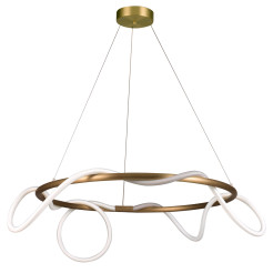 Lampa wisząca  ROUND LED złota 60 cm ST-9282R/D60